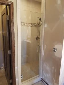 Glass shower door